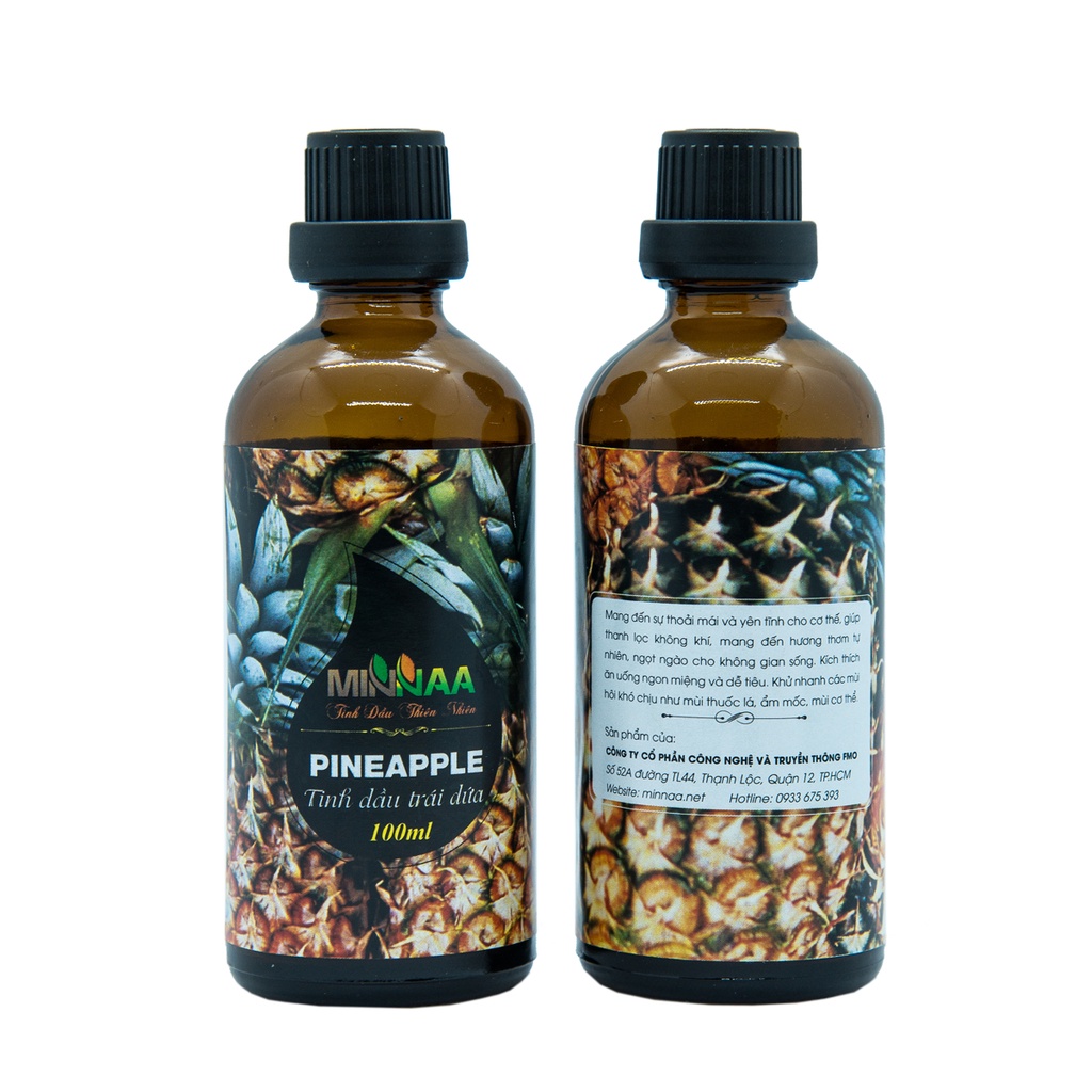 Chai to 100ml hương Dứa Tinh dầu thơm phòng Minnaa