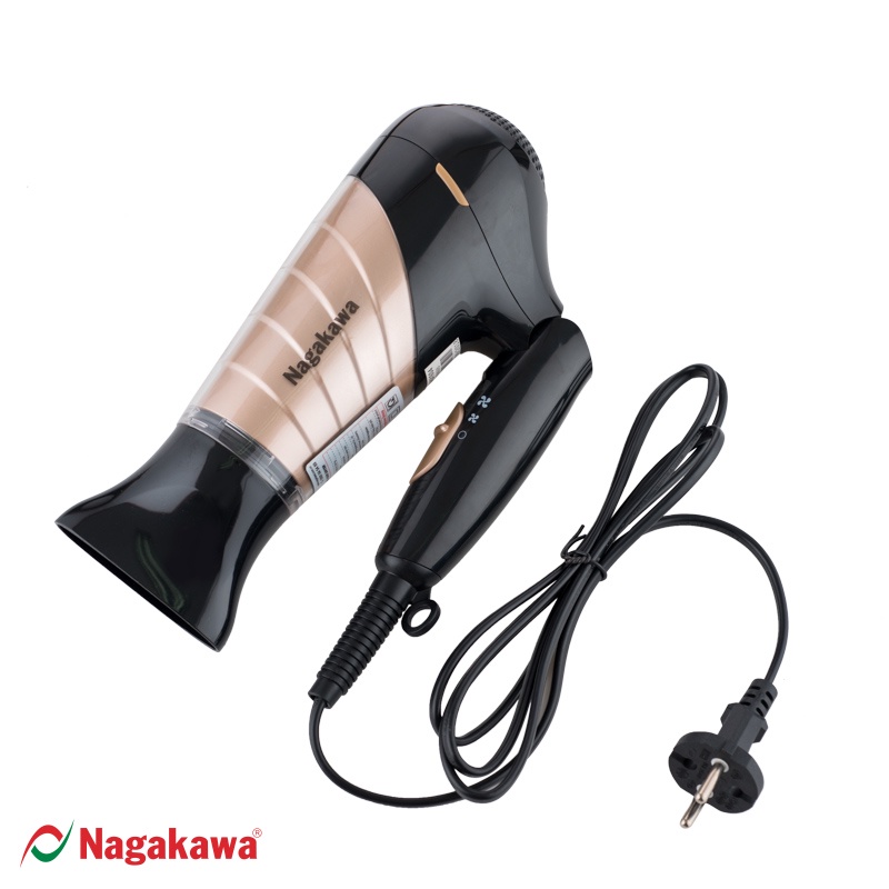 COMBO Ấm siêu tốc Nagakawa NAG0308 và máy sấy tóc cao cấp Nagakawa NAG1604 (1600W)