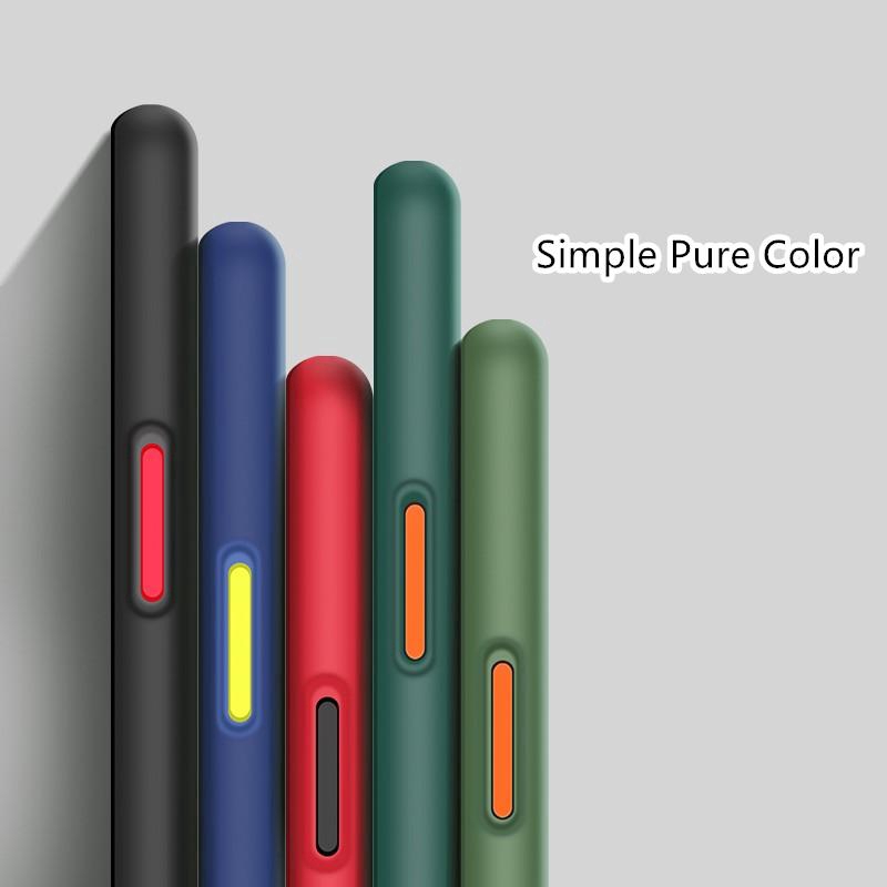 OnePlus Nord 8 Pro 7 7T Pro 6 6T 1+7T Ốp điện thoại PC cứng viền mềm mặt nhám cho