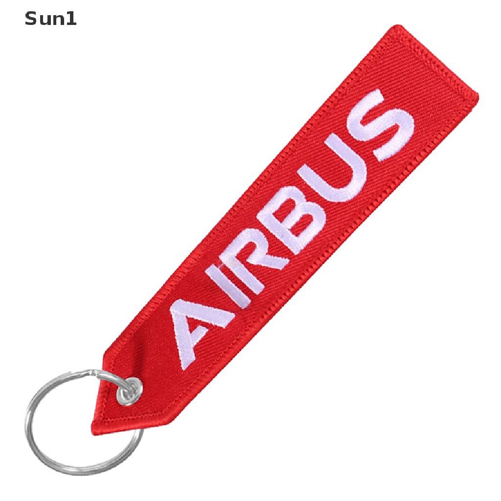 Dây Móc Điện Thoại / Chìa Khóa Thêu Hình Máy Bay Airbus A320 1 &gt;