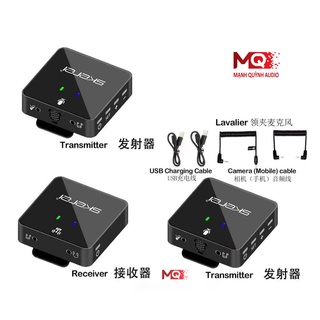 Micro không dây cài áo sk750 - 2 micro cho phỏng vấn, trợ giảng, quay phóng sự ...