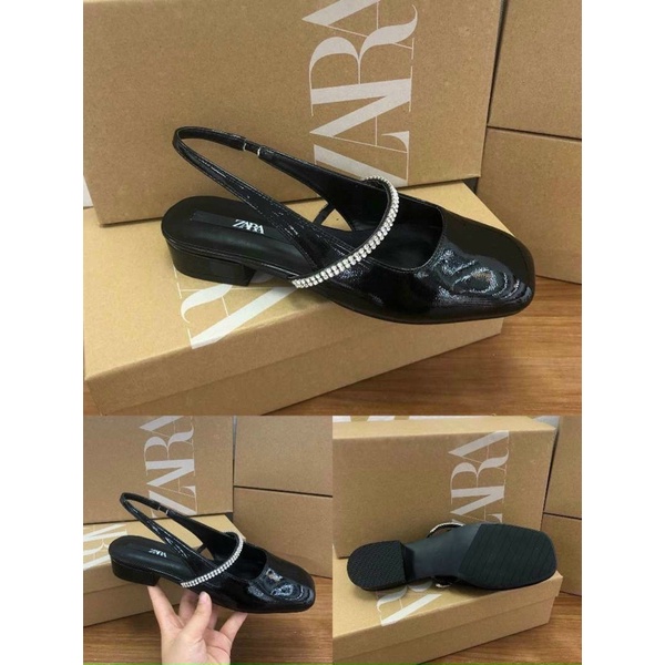 Sandal zara nữ quai đá fullbox Giày Đi Chơi, dễ đi hàng qc