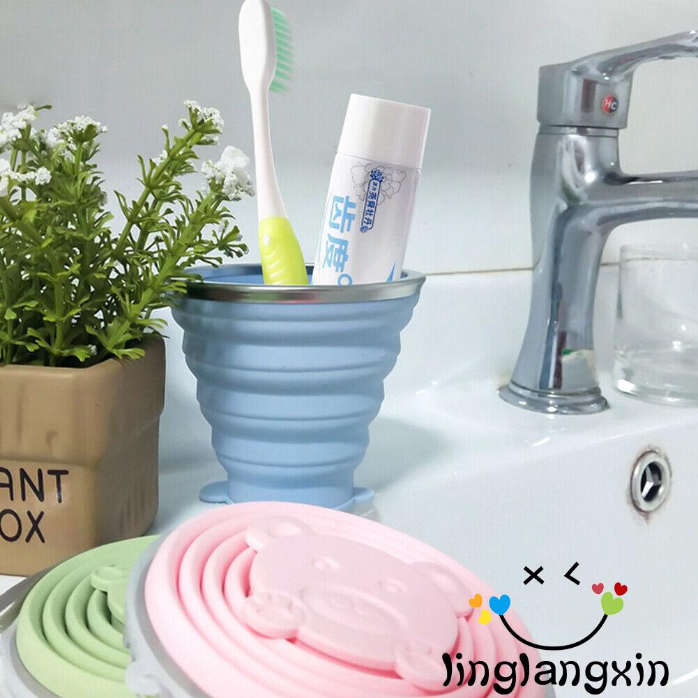 Cốc Nước Silicone Thiết Kế Gấp Gọn Được Tiện Lợi Khi Đi Du Lịch