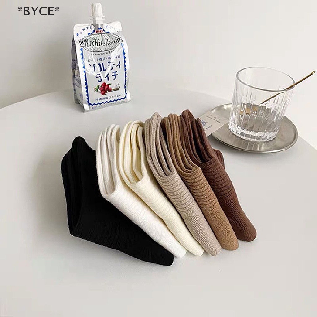 [BYCE] Vớ cotton Cổ Điển Dài Trung Bình Thời Trang Thu Đông Cho Nữ [Hot