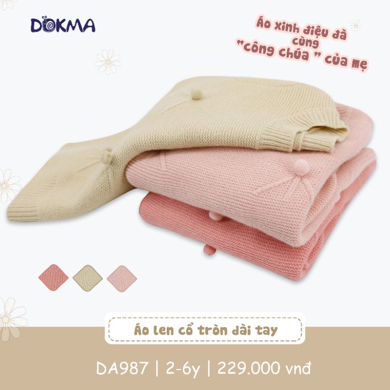Áo len bé gái DA987