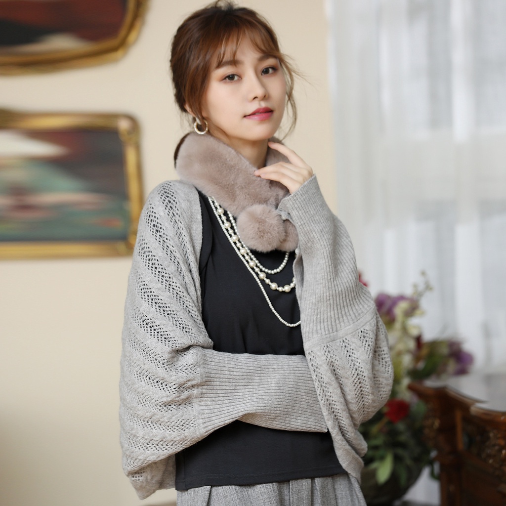 Hàng Mới Về Mới Khăn Choàng Len Dệt Kim Màu Trơn Nhiều Màu Tùy Chọn Phong Cách Nhật Bản | BigBuy360 - bigbuy360.vn