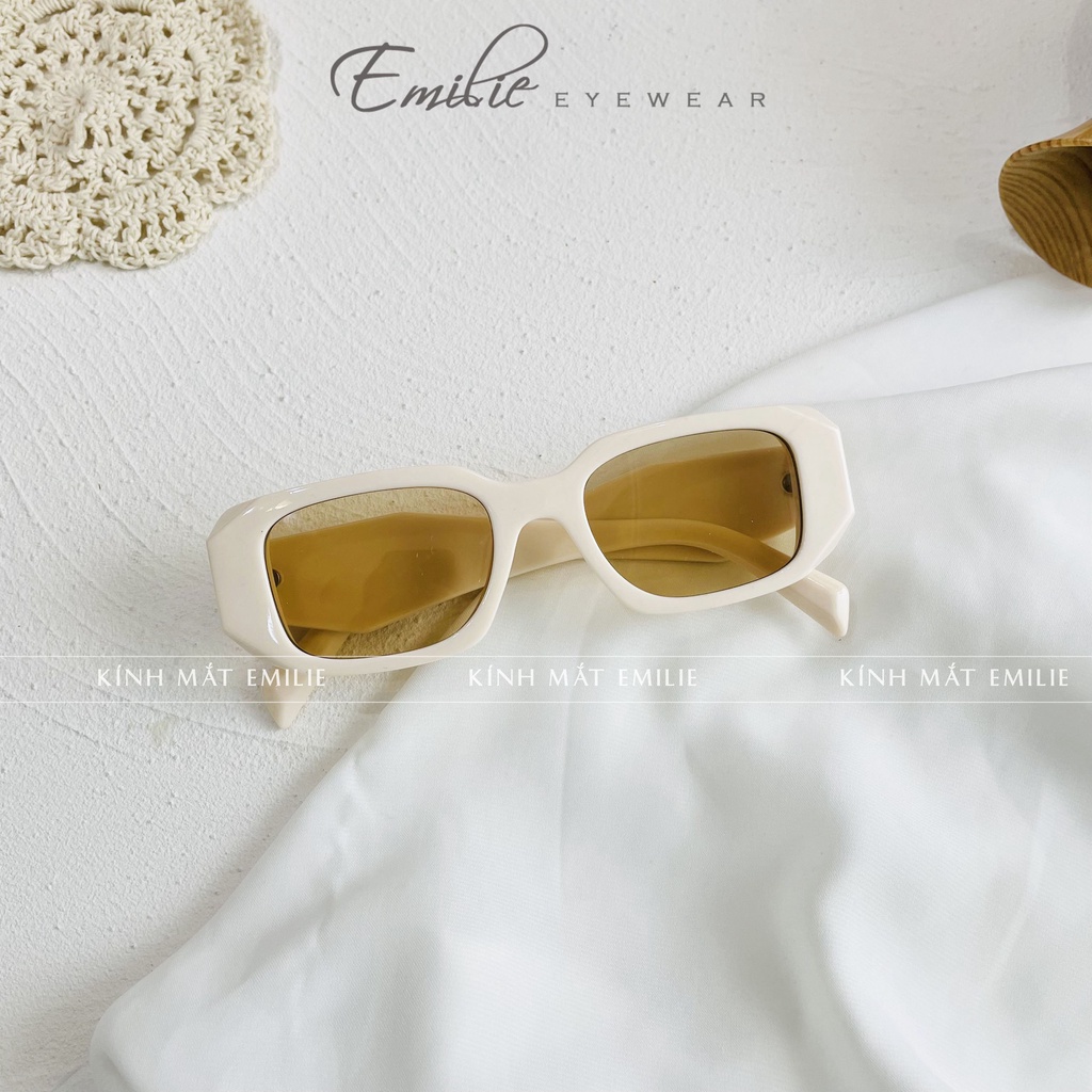 Gọng kính mát kiểu dáng độc lạ mắt chống Uv400 Kính mắt Emilie phụ kiện thời trang 8679
