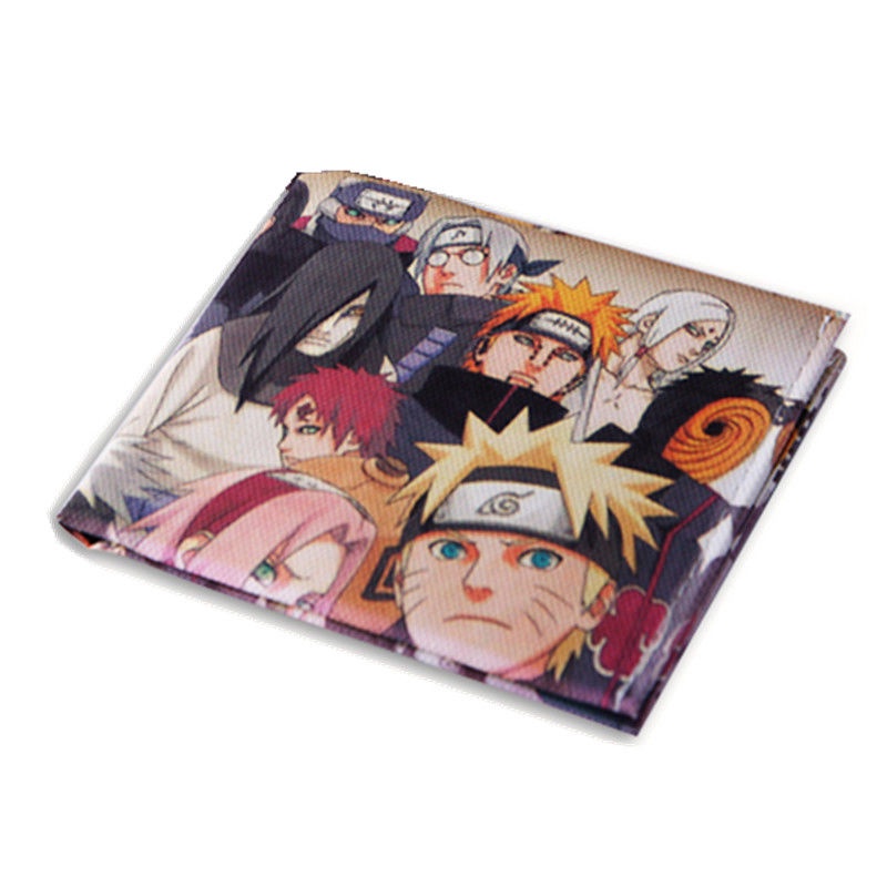 Ví Mỏng Nhẹ In Hình Naruto Hoạt Hình Đơn Giản Sáng Tạo Phong Cách Nhật Hàn Cho Nam Nữ