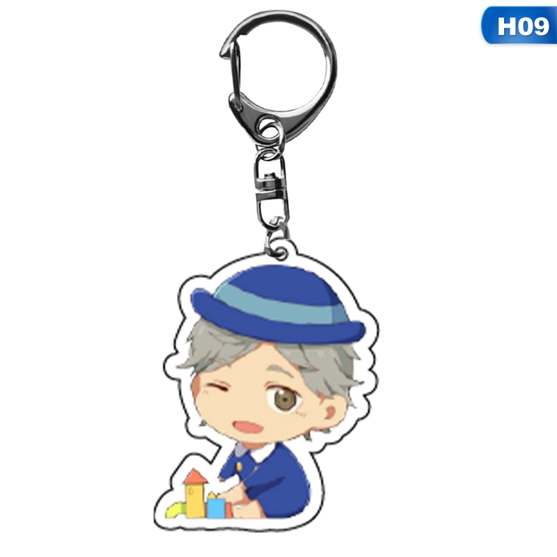 Tmdbyx Móc Khóa Acrylic In Hình Nhân Vật Haikyuu Đáng Yêu