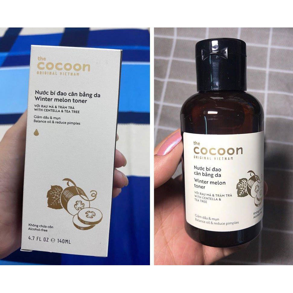 Nước Cân Bằng Cocoon Bí Đao - Winter Melon Toner Cân Bằng Độ pH, Giảm Dầu &amp; Mụn Ẩn