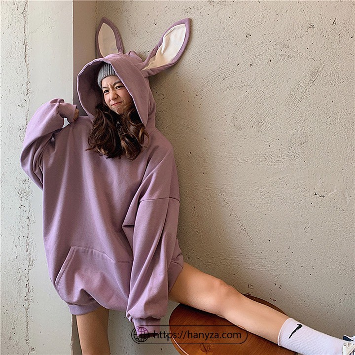 ÁO HOODIE THỎ TAI DÀI