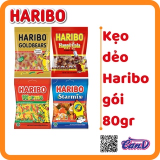 (Nhiều loại) Kẹo dẻo Haribo gói 80gr