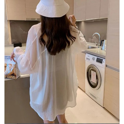 ÁO SƠ MI MÀU XANH MINT KHOAC NGOAI CÁ TÍNH | BigBuy360 - bigbuy360.vn