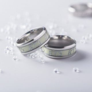 Nhẫn dạ quang BTS phát sáng Xu103