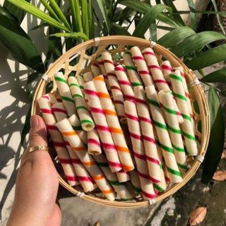 Bánh Ống Quế Màu - Siêu Hấp Dẫn