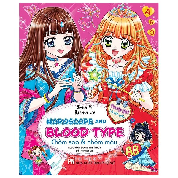 Sách- Pretty Girl Là Con Gái - Horoscope And Blood Type - Chòm Sao Và Nhóm Máu