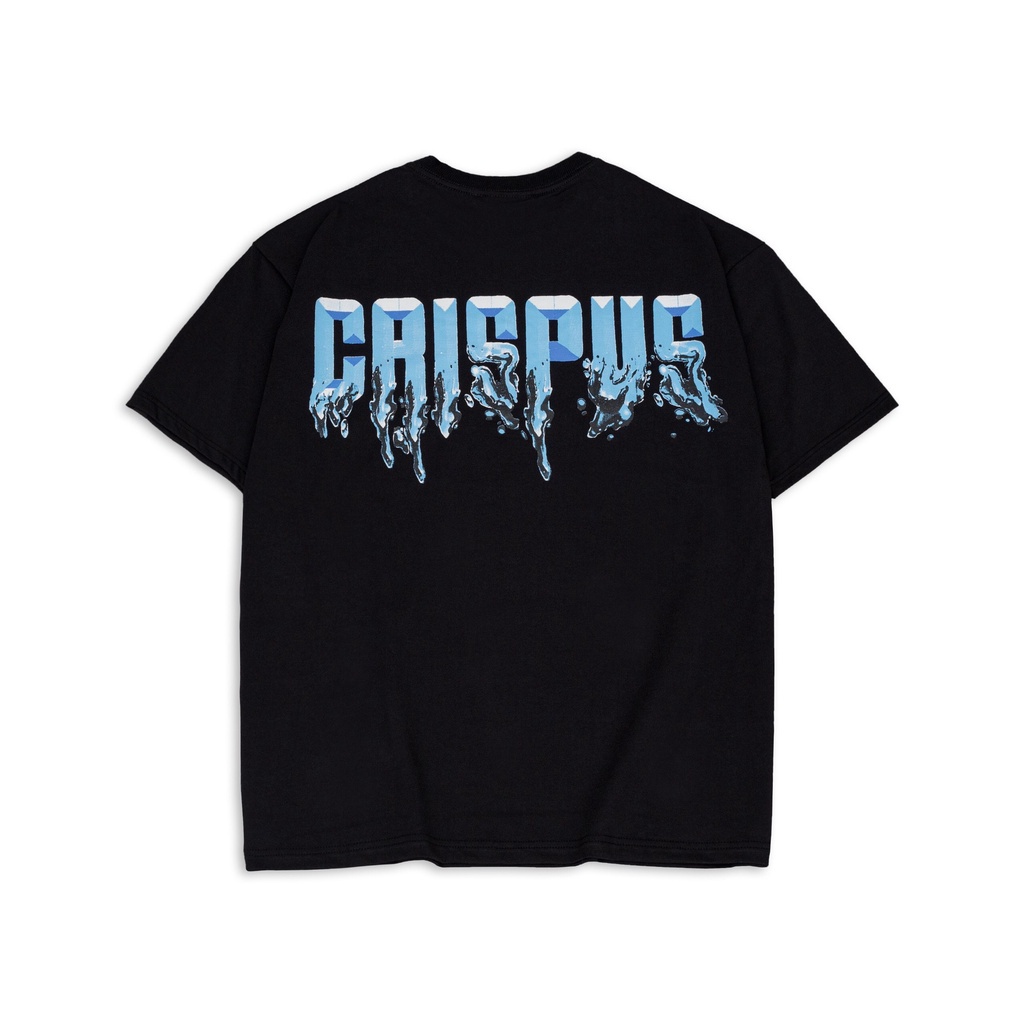 Áo thun Oversize CAISPUS  cotton dáng rộng màu ĐEN ( V354 )