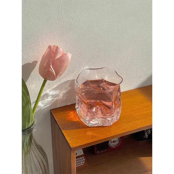 Ly thủy tinh decor xinh xắn phong cách Hàn quốc