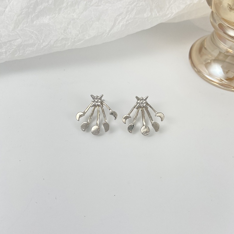 Hoa tai vòng có móng vuốt ngọc trai đơn giản, giao hàng ngẫu nhiên theo phong cách hình ảnh