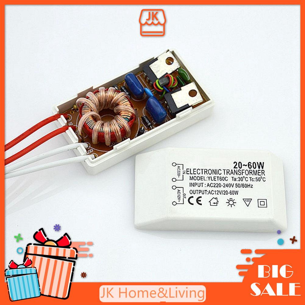 【Cash On Delivery】JK H&L 220V to 12V Halogen Lamp Electronic Transformer Power Supply Driver Adapter Muswanna