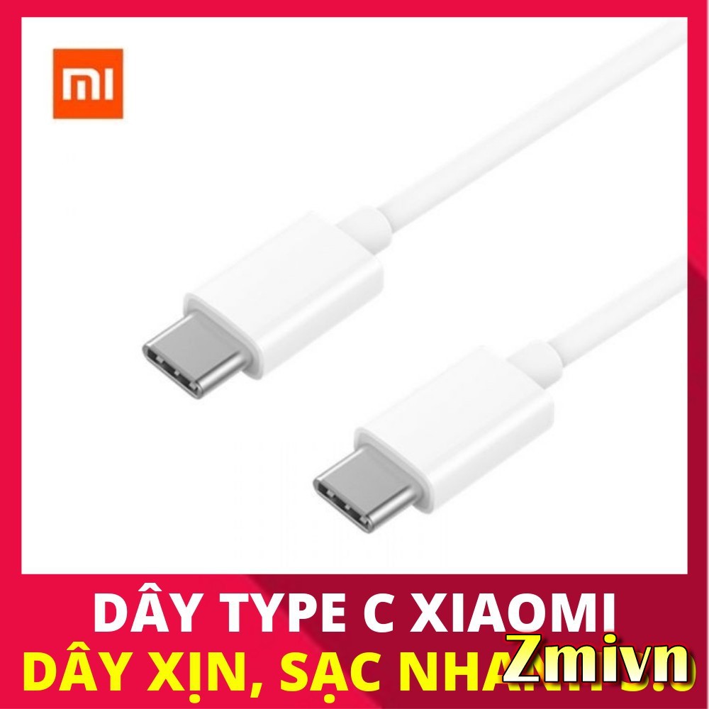 Cáp sạc 2 đầu Type C chính hãng Xiaomi