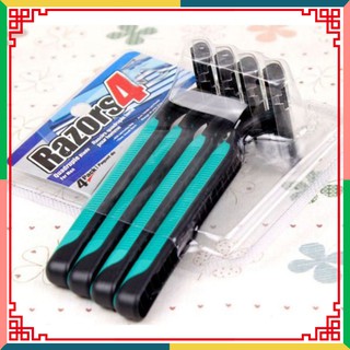 Bộ 4 dao cạo râu razors 3 lưỡi