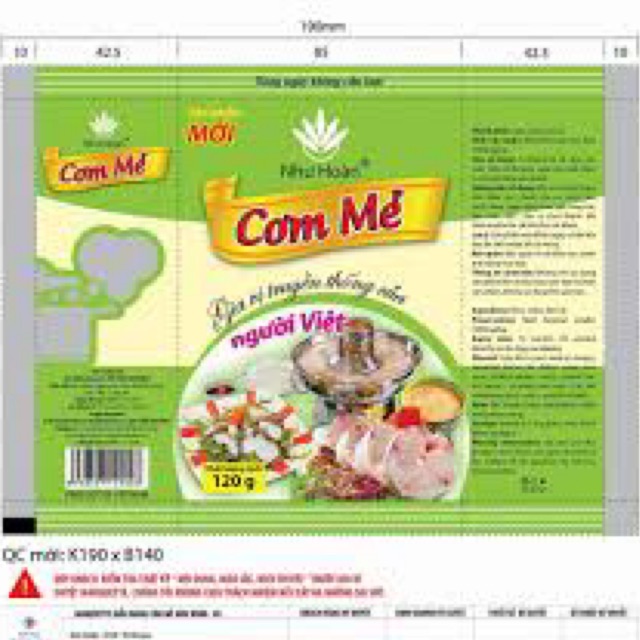 Cơm mẻ Như Hoàn - combo 5 gói