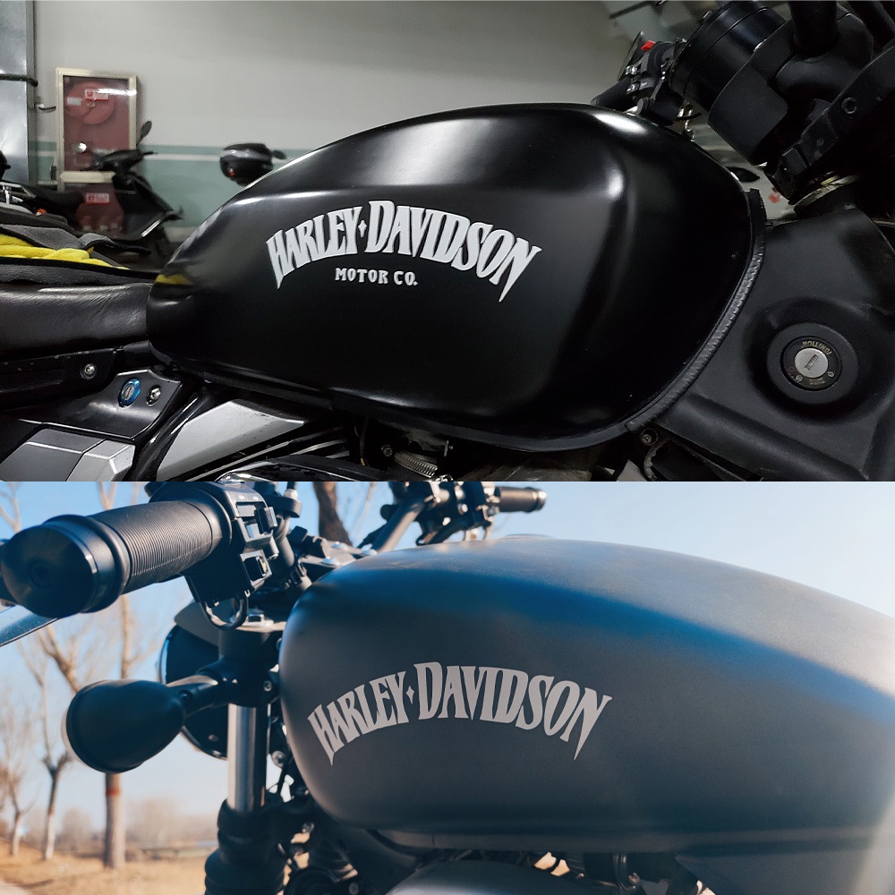 Harley-Davidson Letters Sticker Harley 883 Phản quang Trang trí Decal Phụ kiện Xe máy