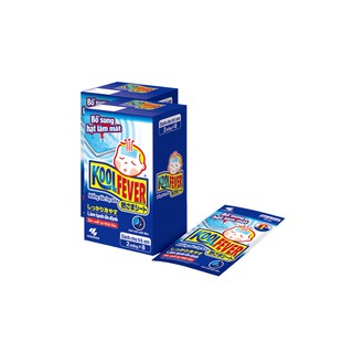 Miếng dán hạ sốt Koolfever nhật bản -1 hộp 8 gói