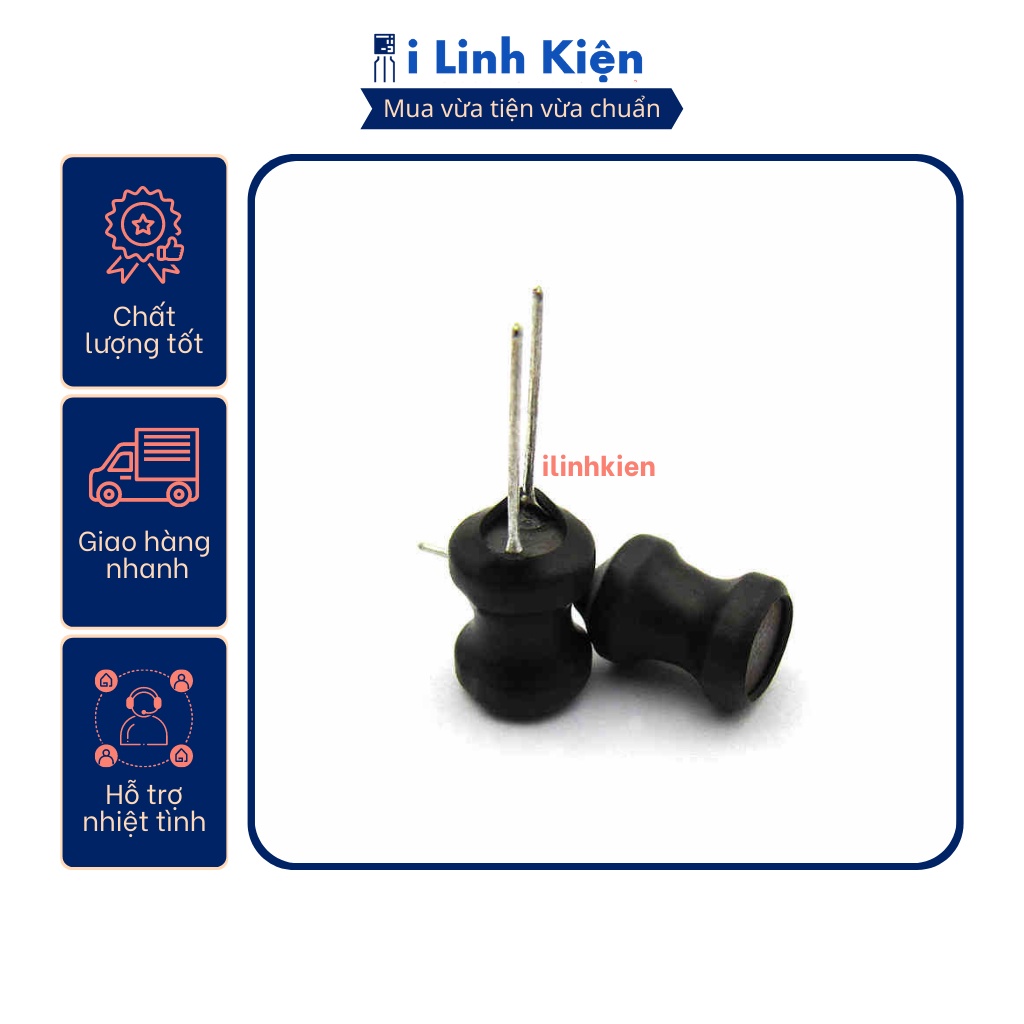 Cuộn Cảm Cắm 0608 từ 3.3uH-10mH 6x8mm