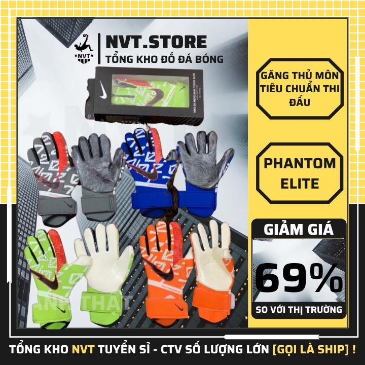 Bao tay bắt bóng trẻ em thương hiệu Nike Phantom, găng tay bắt gôn trẻ em chất liệu bền đẹp - NVT.store.vn