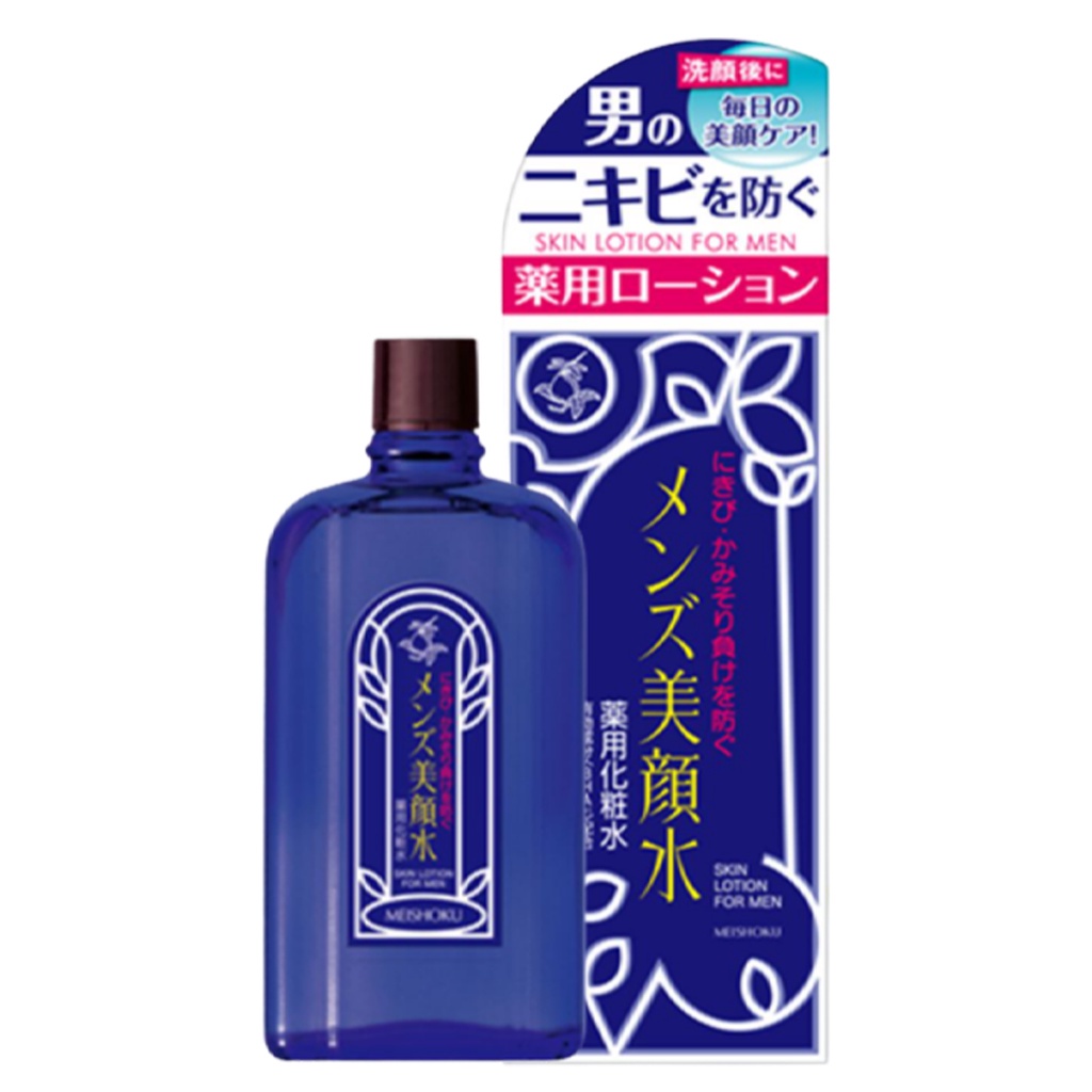 Nước cân bằng ngừa mụn dành cho nam Meishoku Bigansui Medicated Skin Lotion For Men Matsukiyo 90ml