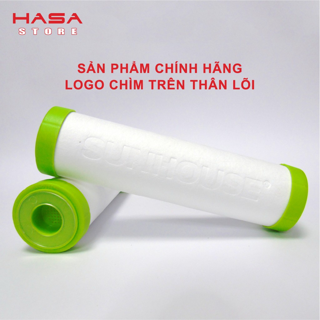 [CHÍNH HÃNG] Combo 6 Lõi Lọc Nước 123 SUNHOUSE Cho Máy Lọc Nước RO