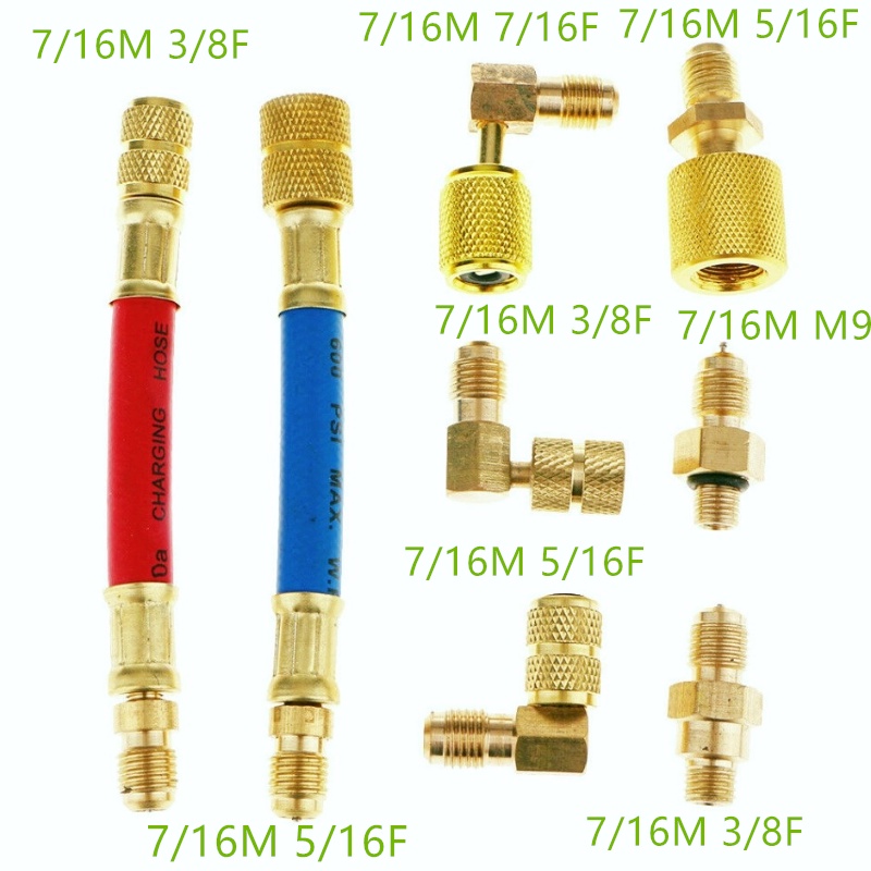 Bộ Điều Hợp Làm Lạnh A/C R134A R12 R410 R32