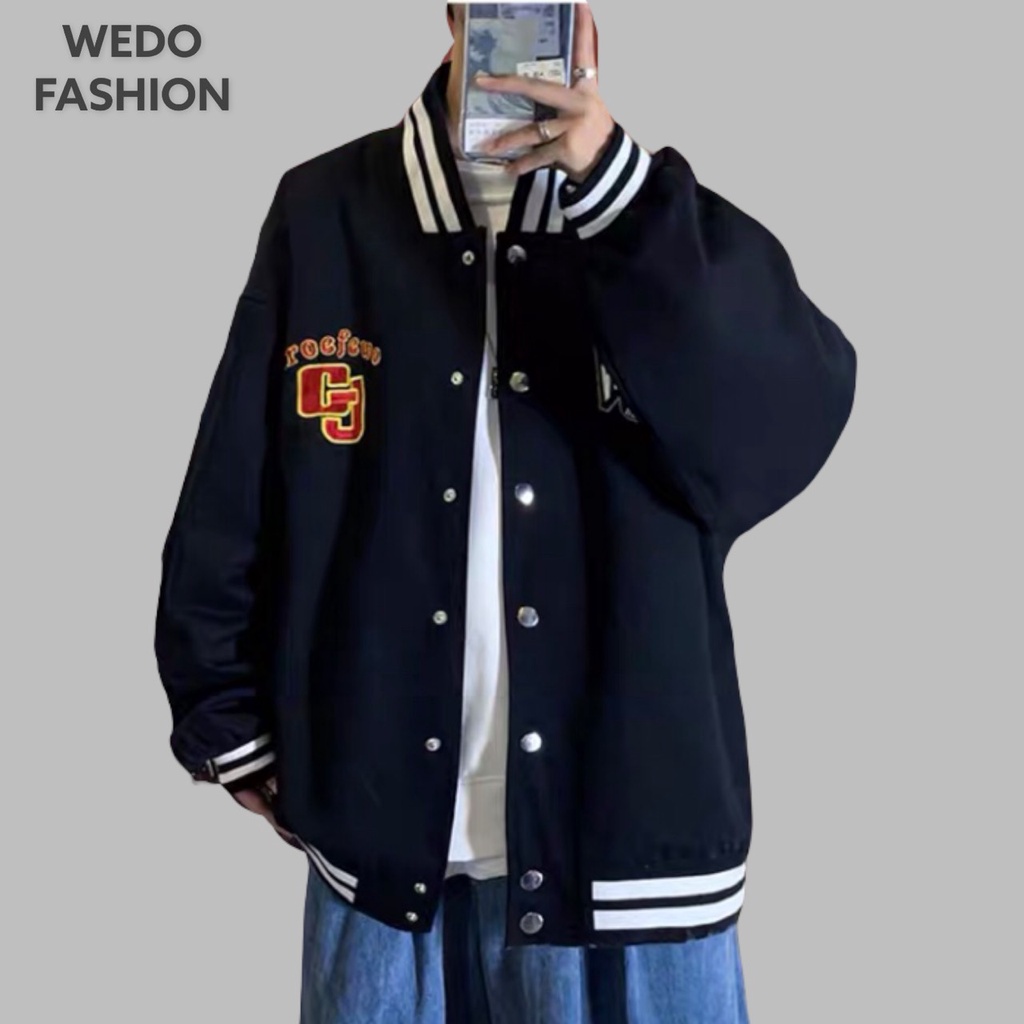 Áo khoác bomber nam nữ vải dù freefew G9 phong cách cá tính WEDO