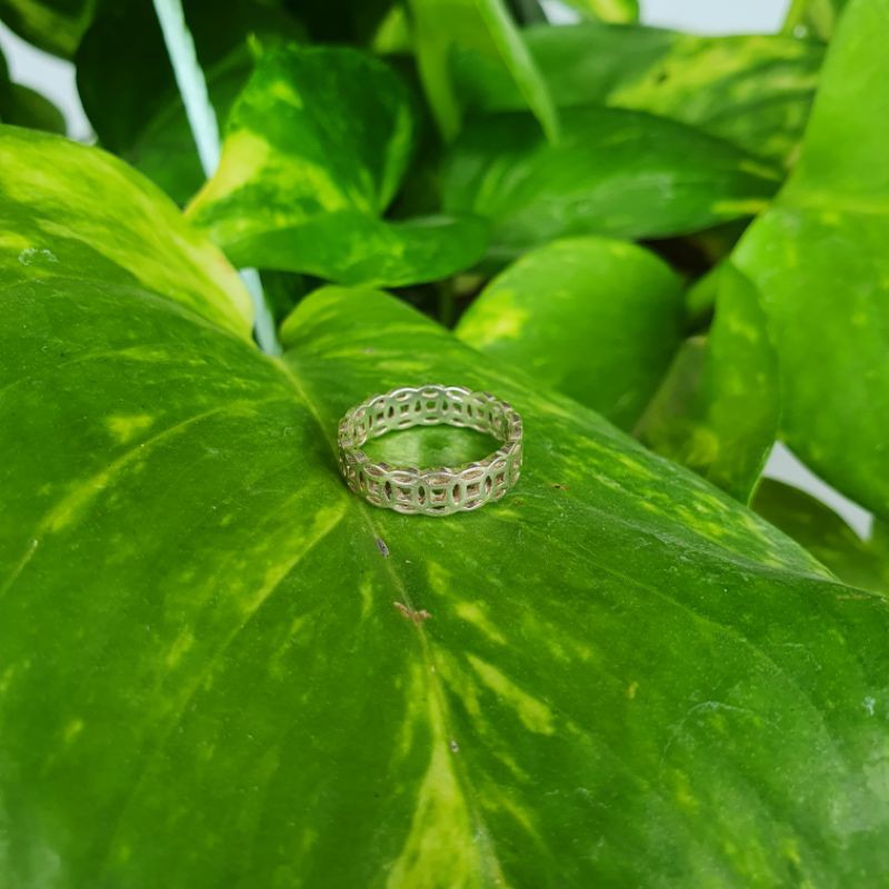 [THANH LÍ] Nhẫn kim tiền bạc DDREAMER chuẩn 925