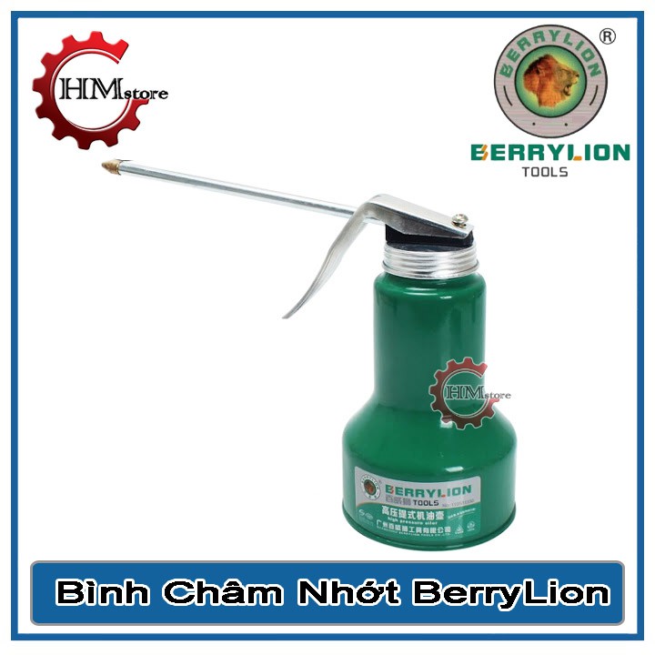 Bình Châm Dầu Nhớt BerryLion 250gr - 350gr Bình Bơm Dầu Nhớt