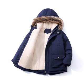 SALE - Áo parka trẻ em lót full lông mũ lông