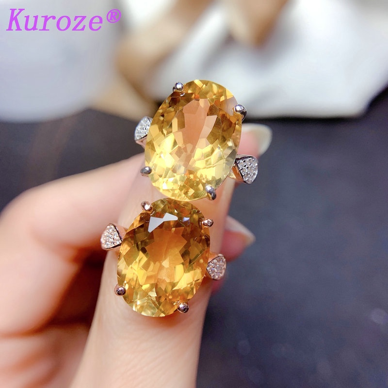 Nhẫn Tròn Mạ Vàng Hồng 18K Đính Đá Kim Cương Nhân Tạo Kuroze