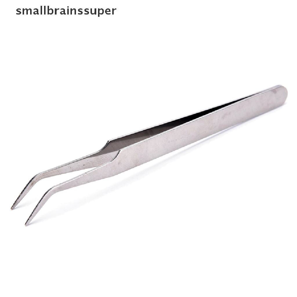 Bộ 2 Cây Nhíp Nhỏ Bằng Thép Không Gỉ Gắp Đá Quý Trang Điểm Lông Mi / Móng Tay Nghệ Thuật SBS