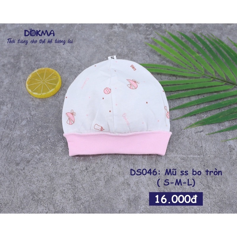 Mũ sơ sinh cotton Dokma