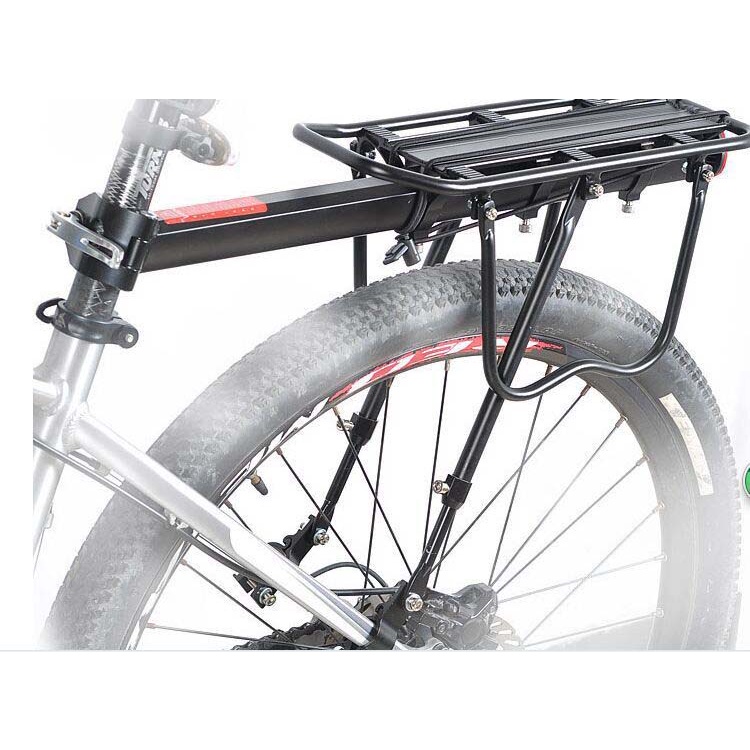 Gác Baga,Kệ Yên Sau Xe Đạp Khung Nhôm Chịu Tải 70kg Đại Nam Sport (Có Đèn Phát Quang)
