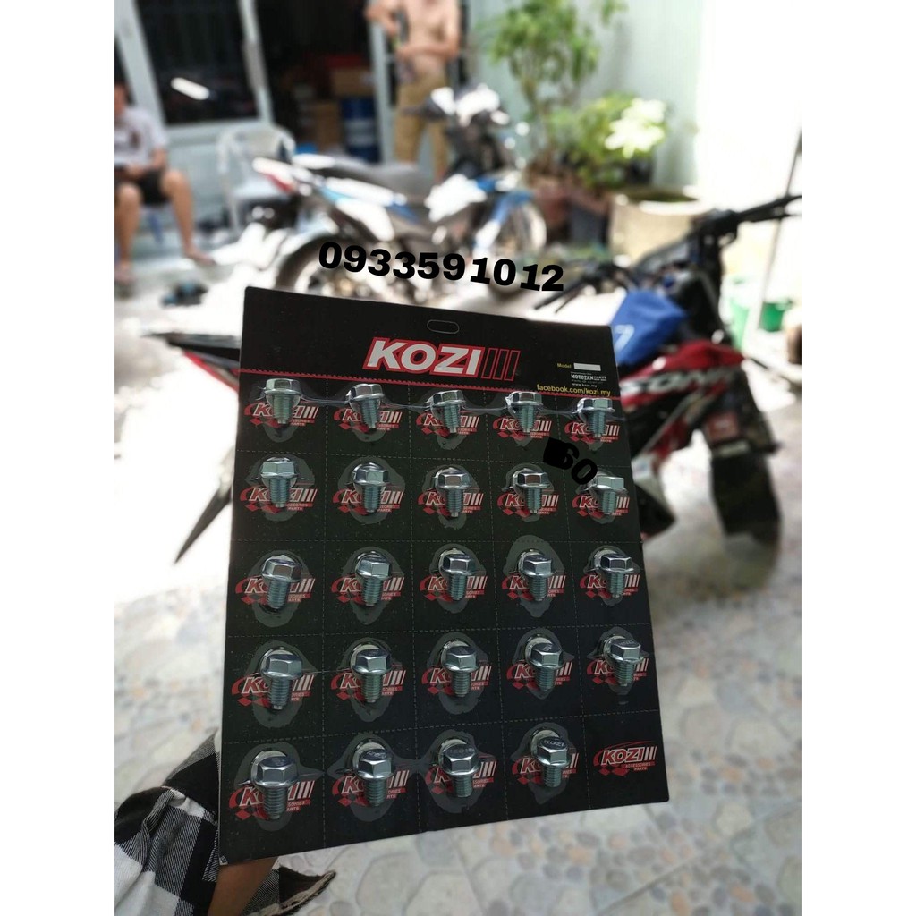 Ốc Nhớt Nam châm Kozi - Honda