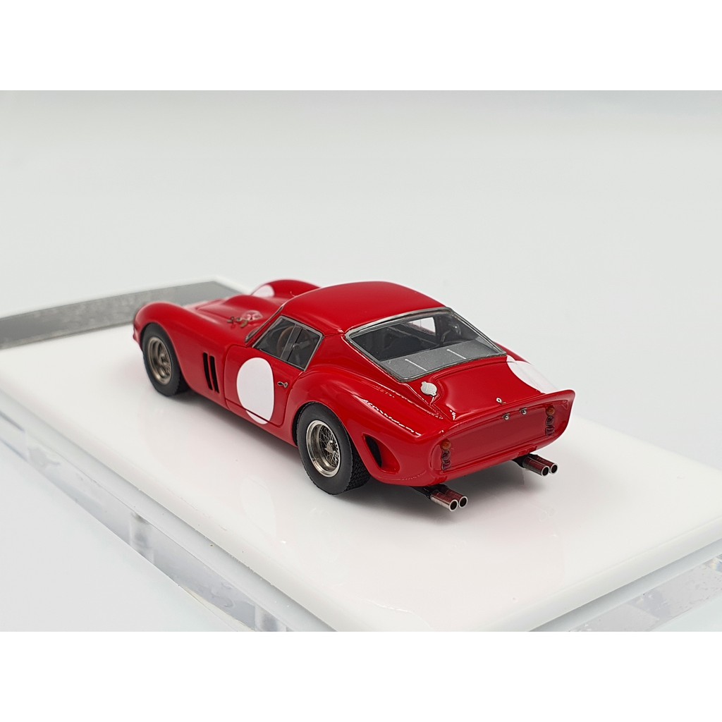 Xe Mô Hình Ferrari 250GTO 1962 Rosso Corsa With Number Circle Limited Tỉ lệ 1:64 Hãng sản xuất My64 ( Đỏ Chấm Tròn )