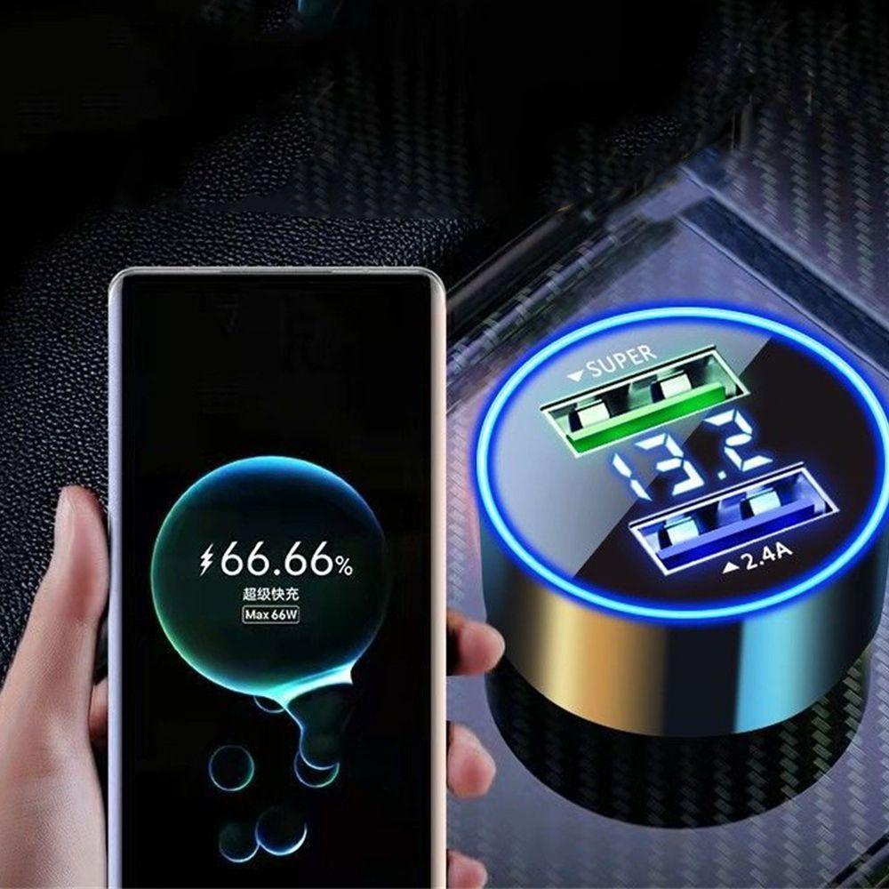 MYRONGVN Ổ Cắm Sạc Nhanh Cho Xe Hơi Với Màn Hình LED Hiển Thị