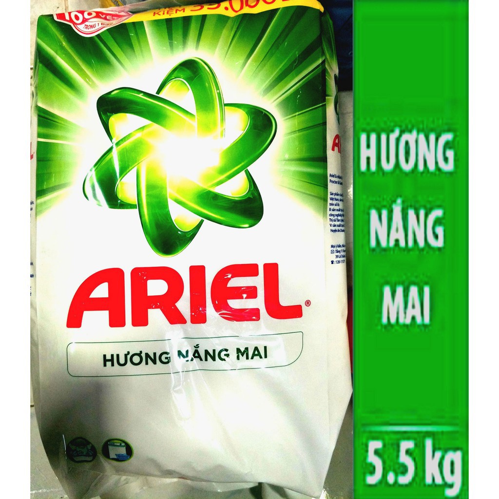 Bột giặt Ariel hương Downy đam mê nắng mai 5,5kg