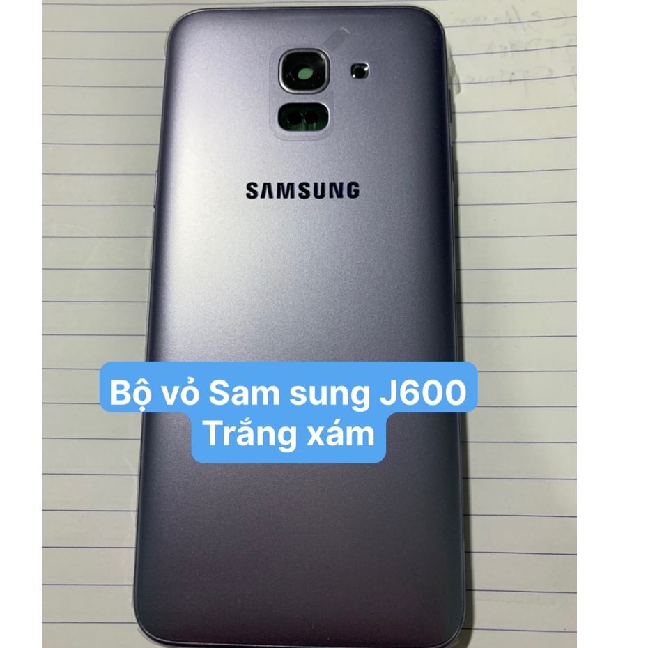 Bộ vỏ Sam sung J6 2018 / J600 - (gồm lưng, sườn và đủ phím bấm)