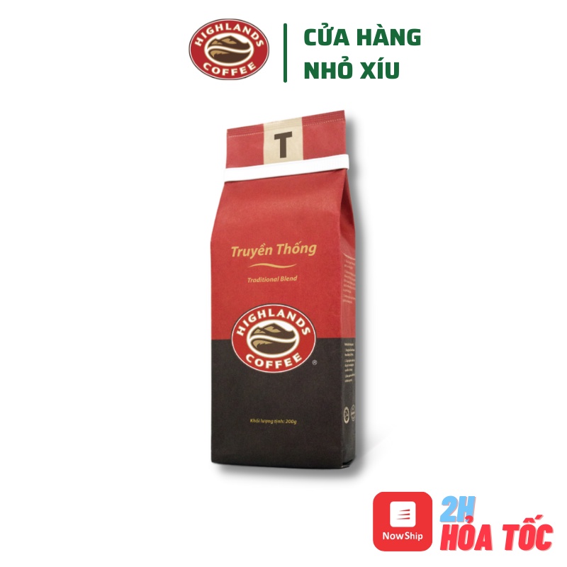 Cà Phê Highland Truyền Thống Rang Xay 200g