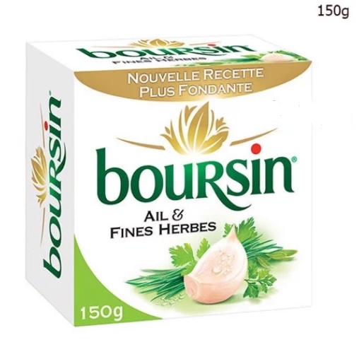 (Hoả tốc)Phomai tỏi & thảo mộc Boursin 150g (date mới)