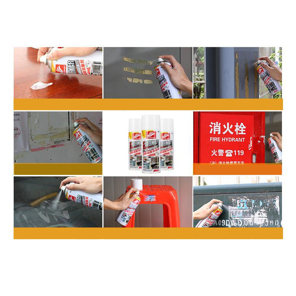 Chai xịt tẩy sạch mọi loại keo decal băng dính tem dán Haoshun Sticker Remove H1003 | BigBuy360 - bigbuy360.vn